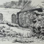 pentekening kruidentuin klooster ter apel